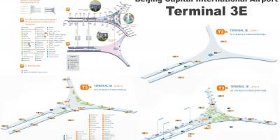 Pekin terminal 3 na mapie