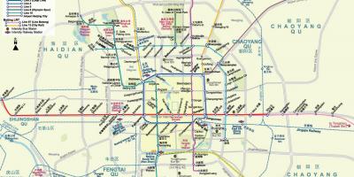 Pekin mapa metra