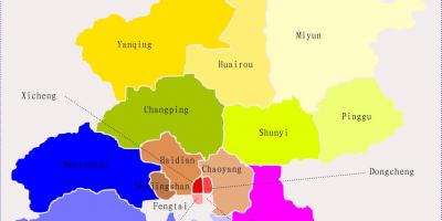 Pekin Chiny mapa