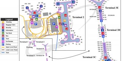 Międzynarodowy port lotniczy w Pekinie mapie