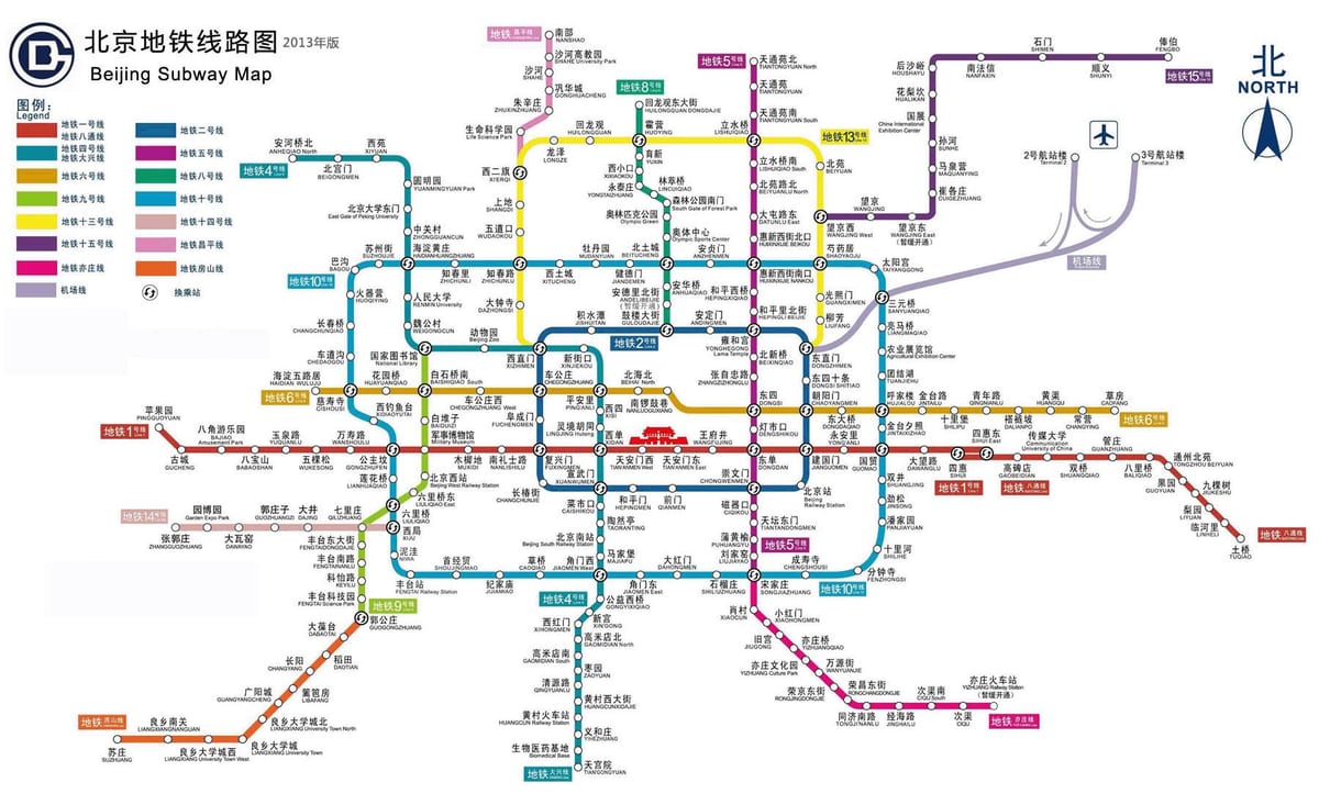 Metra Pekin mapa metra 