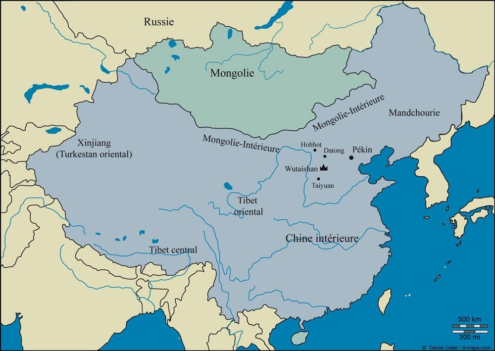 mapa Pekinu