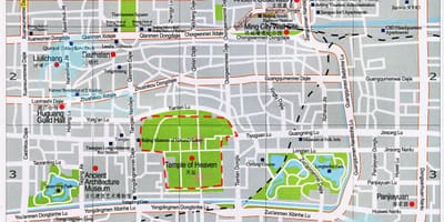 Mapa Świątynia Nieba 